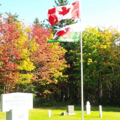 Welsh And Canadian Flags